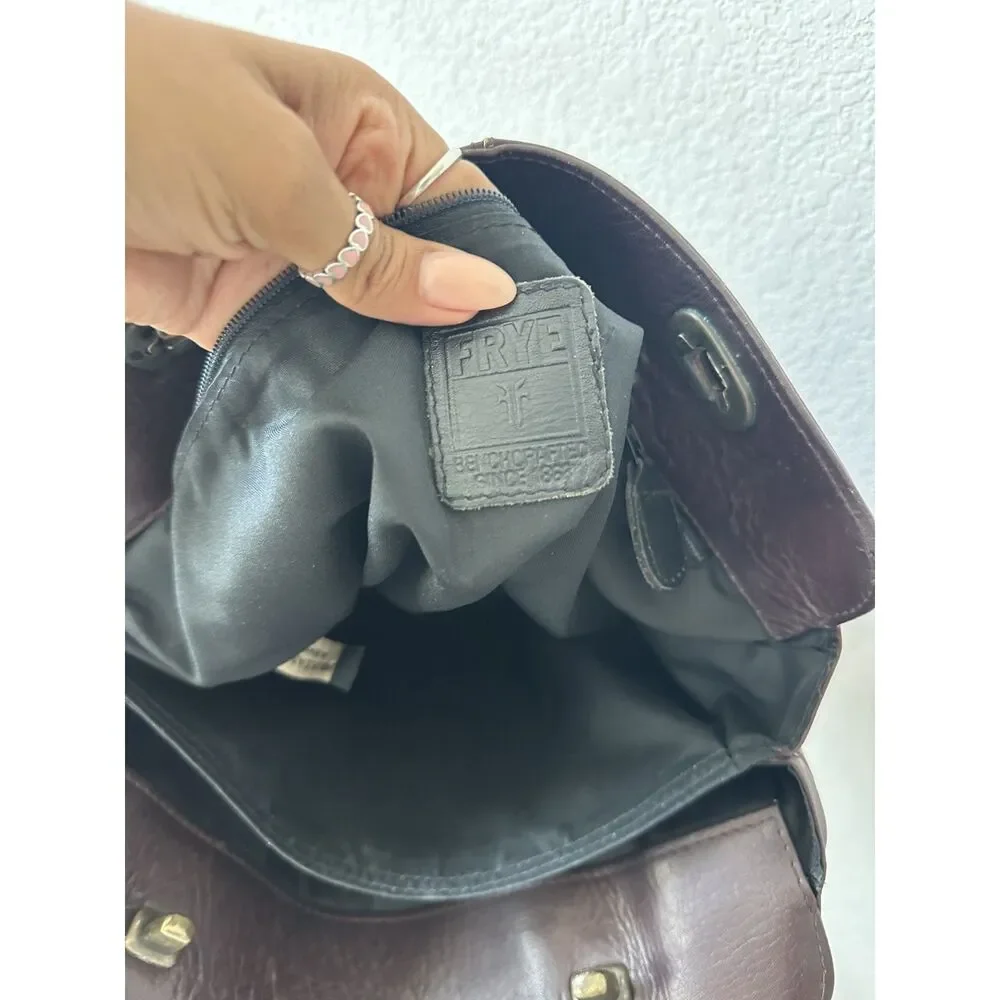 Frye Shoulder Brown Leather Vintage Bag